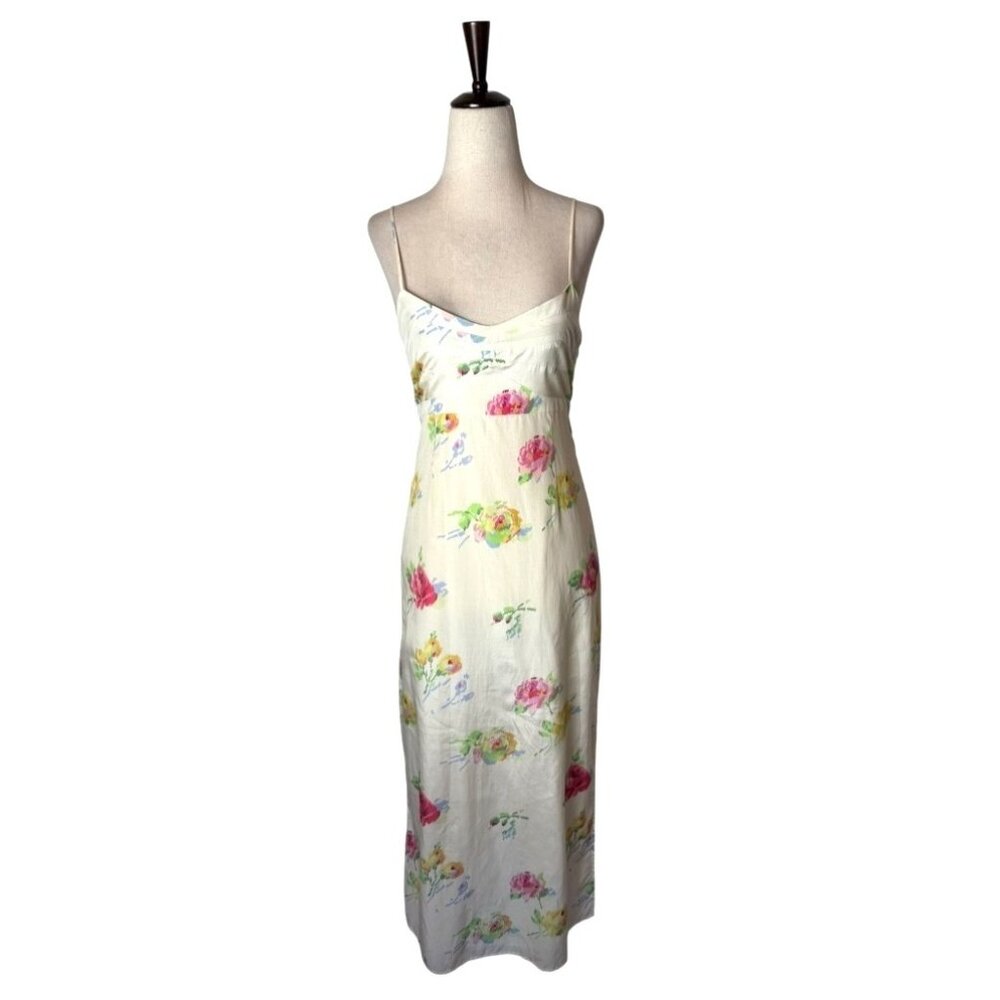 Black Iris Dress Women 0 White Cotton Floral Dress Midi Luxury‎ Boho Cottagecore
